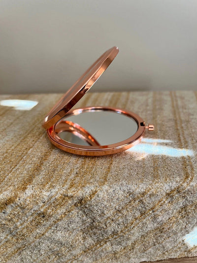 Compact Rose Gold Mirror - Hamper My Style
