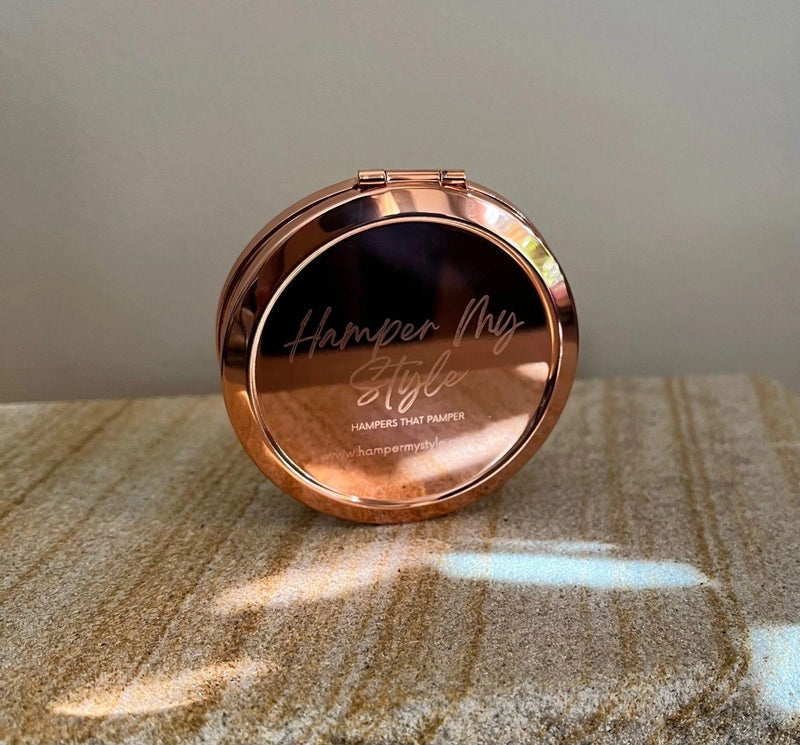 Compact Rose Gold Mirror - Hamper My Style