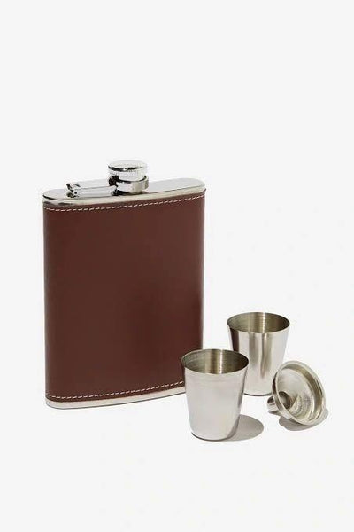 Hip Flask with Funnel and Shot Cups 175ml - Hamper My Style